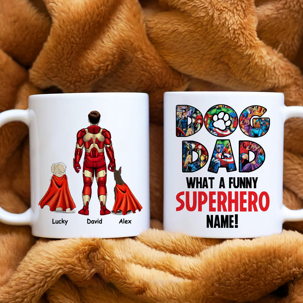 Dog Dad Personalized Coffee Mug 07DNHN240423TM - Coffee Mug - GoDuckee