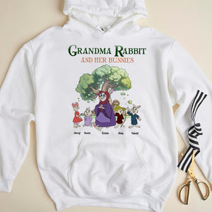Personalized Gifts For Grandma Shirt Grandma Rabbit And Her Bunnies 03HTHN260124 - 2D Shirts - GoDuckee