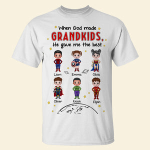 Personalized Gifts For Grandma Shirt The Best Grandma 02QHDT150224PA - 2D Shirts - GoDuckee