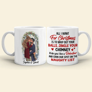 Earn Our Spot On The Naughty List, Personalized 01NATN071123DA Coffee Mug - Coffee Mug - GoDuckee