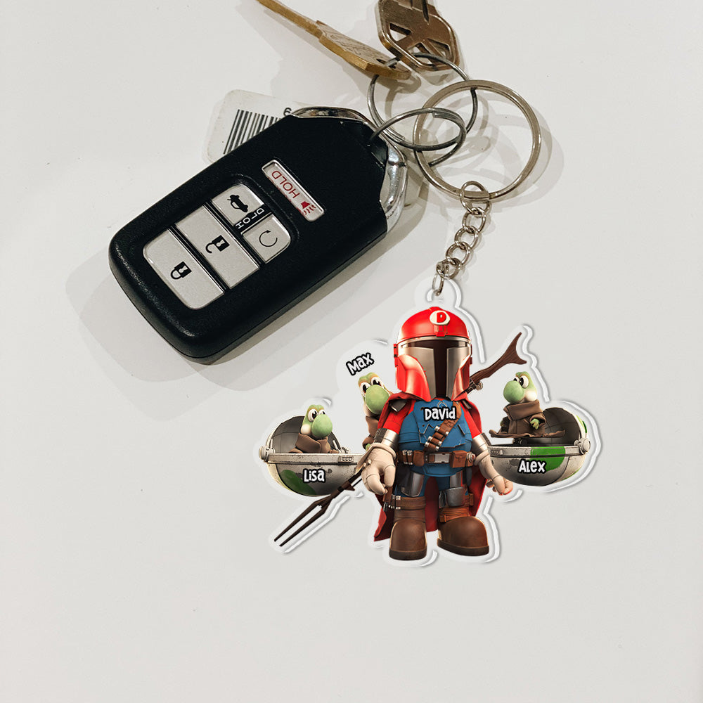 Dad Personalized Keychain 05HTHN270523-TT - Keychains - GoDuckee