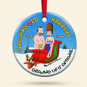 Personalized Giftd For Couple Ornament 04TODT230724HG - Ornament - GoDuckee