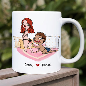 Gift For Couple, Personalized Mug, Naughty Couple Mug. Couple Gift - Coffee Mug - GoDuckee