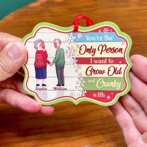 You're The Only Person, Medallion Wood Ornament TT Gifts For Husband - Gifts For Wife - Ornament - GoDuckee