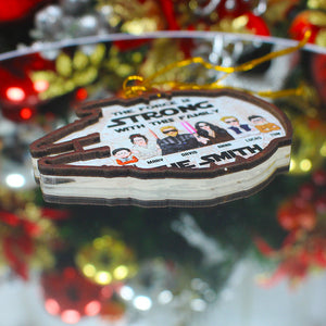Personalized Galaxy Family Ornament, The Force Is Strong With This Family - Ornament - GoDuckee