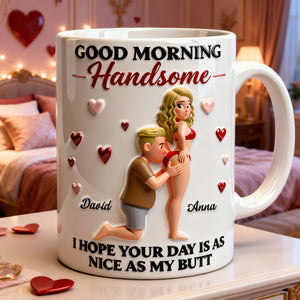 Naughty Couple Coffee Mug - Personalized Gifts For Couple 04natn090126 - Coffee Mug - GoDuckee