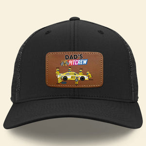 Personalized Gifts For Dad Leather Patch Hat 04ACDT210524 - Caps - GoDuckee