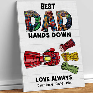 Father's Day 01HUTN190523HA Personalized Canvas Print - Poster & Canvas - GoDuckee