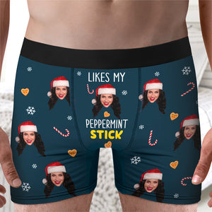 Custom Photo Gifts For Couple Boxer Briefs Christmas 04XQQN110924 - Boxer Briefs - GoDuckee