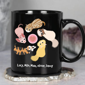 Gift For Mom, Personalized Mug, Cat Lover Mug, Mother's Day Gift - Coffee Mug - GoDuckee