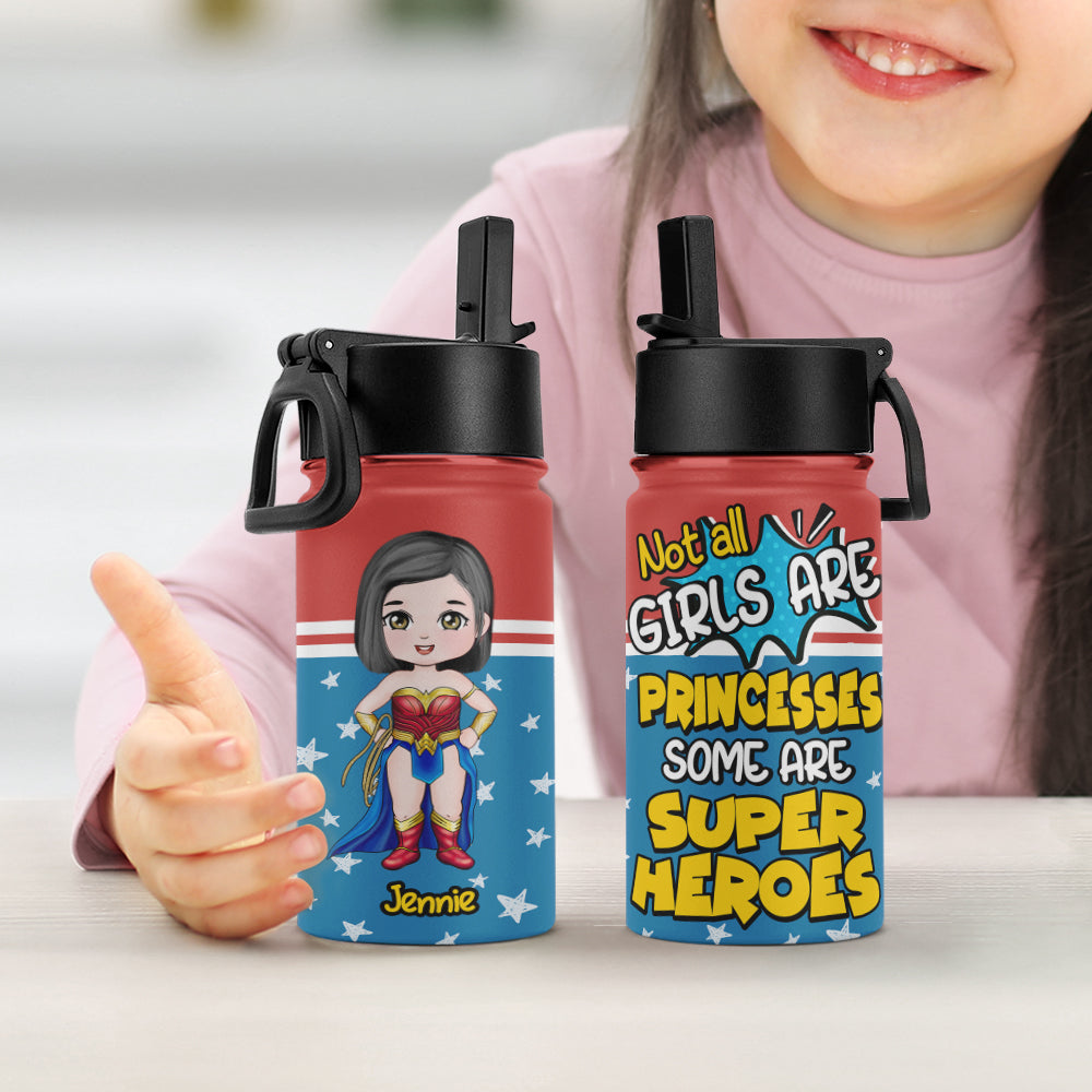 Not All Girls Are Princesses, Gift For Kids, Personalized Kid Tumbler, -  GoDuckee