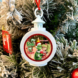 Personalized Gifts For Couple Christmas Ornament 02hudt281024 - Ornament - GoDuckee