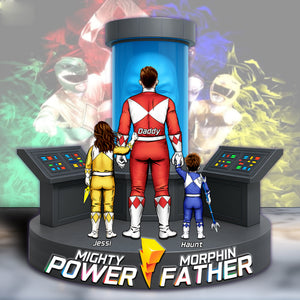 Power Dad Plaque - Personalized Gift For Dad 012OHLU180425HH - Shaped Plaques - GoDuckee