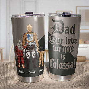 Personalized Gifts For Mom Tumbler Our Love For You Is Colossal 04HTHN140324HH - Tumbler Cups - GoDuckee