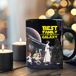 Personalized Gifts For Family Cosmic Adventure Mug, Best Family In The Galaxy 02TGLU041024 - Coffee Mug - GoDuckee