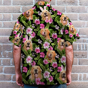 Custom Pet Personalized Hawaiian Shirt, Family Matching Shirt, Family Gift - Hawaiian Shirts - GoDuckee