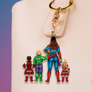 Personalized Gifts For Mom Keychain 07QHHU240225PA - Keychains - GoDuckee