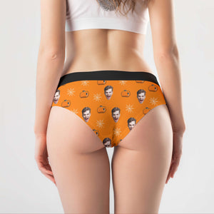 Personalized Gifts For Couple Boxer Briefs Halloween Custom Face Photo 01XQMH160824 - Boxer Briefs - GoDuckee