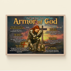 Kneeling Knight Canvas Print - Personalized Gifts For Jesus Lovers 01hupu100625 - Poster & Canvas - GoDuckee