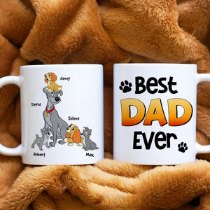 Best Dad Dog Ever 02NAHN050423 Personalized Mug Father's Day Gift - Coffee Mug - GoDuckee