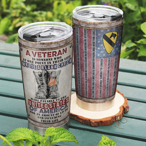 I Do Solemnly Swear Personalized Veteran Definition Tumbler, Custom Military Branch 02qhqn190623 - Tumbler Cup - GoDuckee
