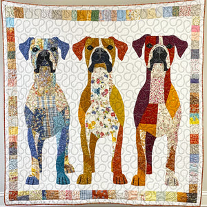 Boxers Dog Christmas Quilt Bed Set Gifts For Dog Lovers 04HUDT081124 - Blanket - GoDuckee