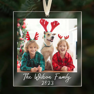 Personalized Gifts For Couple Christmas Ornament 01acdt200724 Family Keepsake - Ornament - GoDuckee