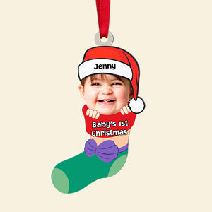 Custom Photo Gifts For Kids Christmas Ornament 02natn110924 - Ornament - GoDuckee