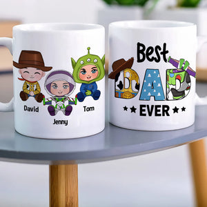 Best Dad Ever Personalized Mug 04hutn170523ha-tt - Coffee Mug - GoDuckee