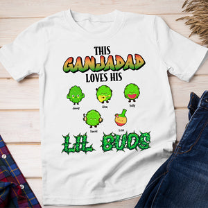 Personalized Gifts For Dad Shirt Dad's Lil Buds - 2D Shirts - GoDuckee