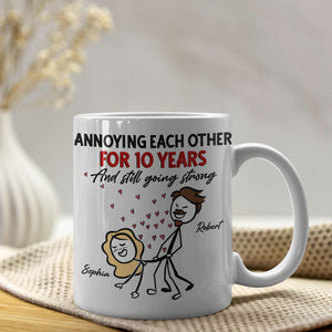 Romantic Couple, Forever In Love, Personalized Coffee Mug, A Timeless Gift For Couples, - Coffee Mug - GoDuckee