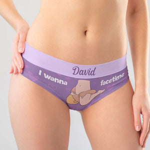 Personalized Gifts For Girlfriend Women's Briefs I Wanna F***time - Boxers & Briefs - GoDuckee