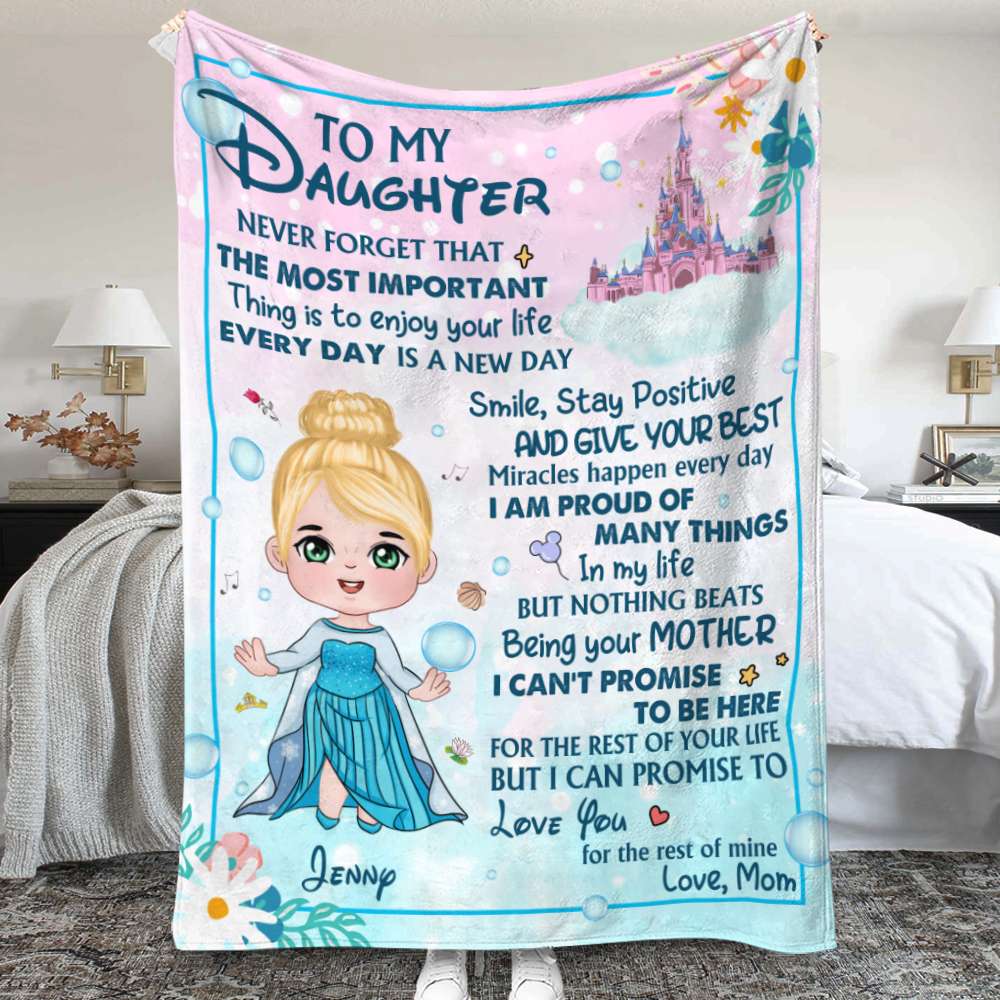 Gift For Kids, Personalized Blanket, Prince And Princess Kids Blanket 04NAHN150823HA - Blanket - GoDuckee