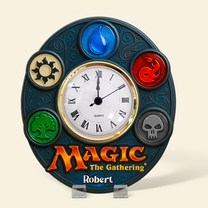 Game Fans Desk Clock Plaque - Personalized Gift For Fans 03NAPU280525 - Clock Plaques - GoDuckee