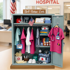 Nurse Personal Locker Acrylic Plaque Personalized Gifts For Nurse 05qhdt050625 - Shaped Plaques - GoDuckee