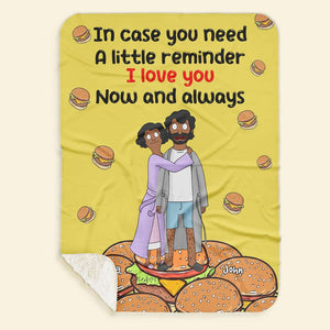 Personalized Gifts For Couple Blanket I Love You Now And Always 04TOMH241224HG - Blanket - GoDuckee