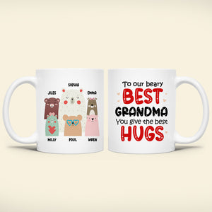 Personalized Gifts For Mom Coffee Mug To Our Beary Best Mama - Coffee Mugs - GoDuckee