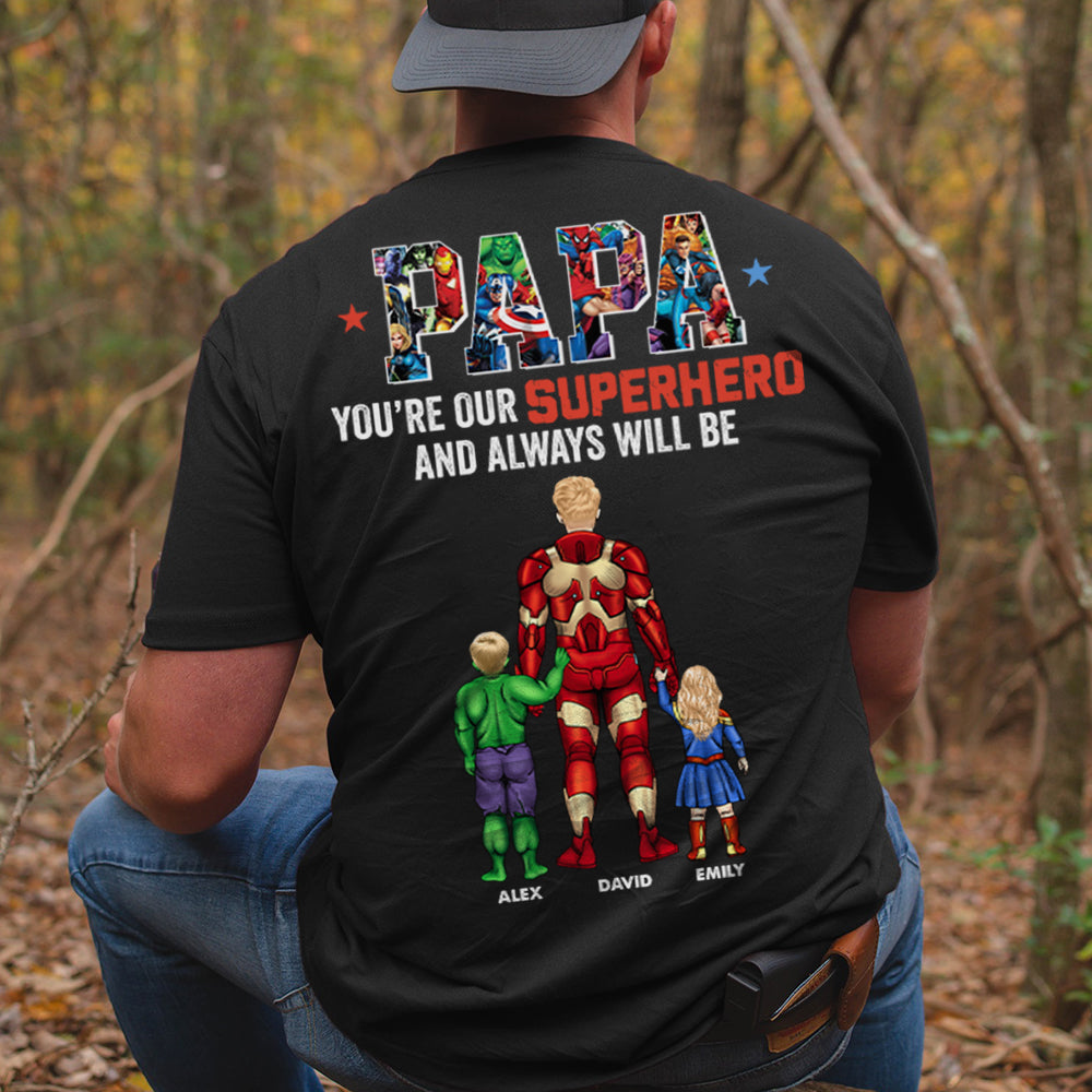 Gift For Father's Day Personalized Family Dad Papa Shirt 062NAHN040523TM - Shirts - GoDuckee