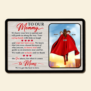 Personalized Gifts For Mom Wood Sign The Best To Love - Wood Signs - GoDuckee