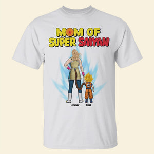 Personalized Gifts For Mom Shirt Mom Of Super Saiyan 01qhtn010324hh Mother's Day Gifts - 2D Shirts - GoDuckee