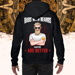 Dad With Beards Are Better, Personalized Shirt, Gift For Dad, Father's Day Gift - Shirts - GoDuckee