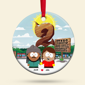 Personalized Gifts For Couple Christmas Ornament 04topu261124hg - Ornament - GoDuckee