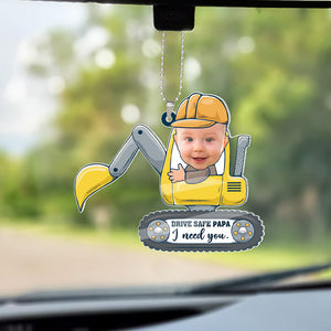 Custom Photo Gifts For Dad Car Ornament I Need You 04kapu020224 - Ornaments - GoDuckee