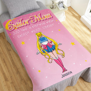 Personalized Gifts For Mom Blanket Just Like A Normal Mom 03toqn260224hh - Blankets - GoDuckee