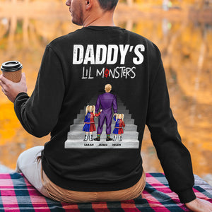 Daddy's Lil Monsters, Personalized Shirt- GRER2005, 05huhn090523tm - Shirts - GoDuckee
