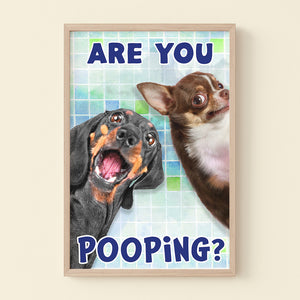 Personalized Gifts For Dog Moms Dog Dads 03HUPU060824 Dogs With Funny Faces - Poster & Canvas - GoDuckee