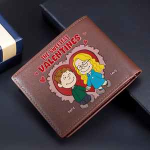 Personalized Gifts For Couple PU Leather Wallet 01ohpu251224hg - Leather Wallet - GoDuckee