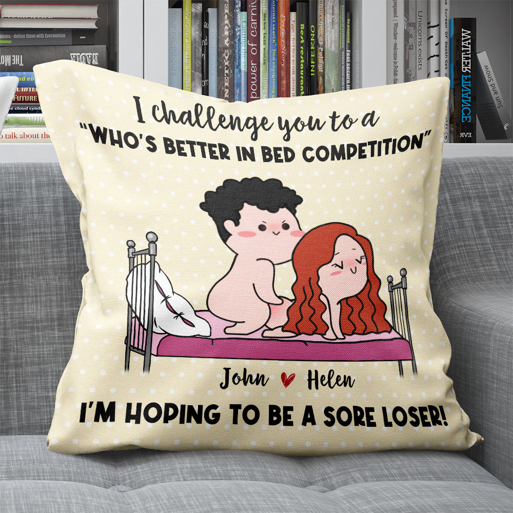 Personalized pillow gifts for him for her - Couple Puzzle - Unifury