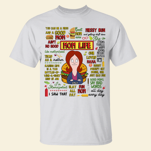Personalized Gifts For Mom Shirt Mom Life 02hupu150225hg - Shirts - GoDuckee