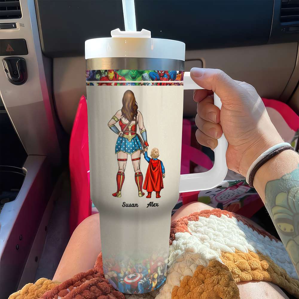 Personalized Gifts For Mom Tumbler Every Superhero Needs A Sidekick 03QHHN250324PA - Tumbler Cups - GoDuckee